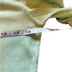 Calvin Klein Jeans  lime green Long sleeve Henley top with beads size large Photo 4