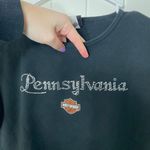 EUC Harley Davidson motorcycles women’s black Pennsylvania jewel logo tshirt L‎ Size L Photo 1