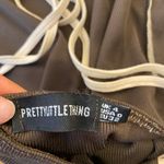 Pretty Little Thing brown bodycon dress Photo 5