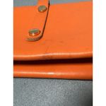 Beautiful Vera Pelle Italy Baby orange Leather Crossbody Bag, without strap Photo 5