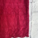 G.H. Bass & Co. NWT Pink Eyelet Cottagecore Mini Skirt Size 12 Photo 3