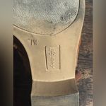 American Eagle  Brown Cutout Block Heel Booties 7M Photo 4