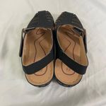 Black Orthopedic Strappy Closed Round Toe Comfortable Wedge Sandals EU 43 US 12 Size 12.5 Photo 3