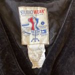 Vintage Studio Wear Corduroy Dress Black Size M Photo 4
