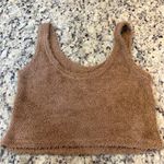Chic Brown Women's Crop Top Size M Photo 3
