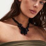 Free People NWT  Kalua Shell Necklace in Dark Shell Photo 0