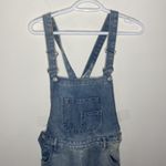 SheIn Light wash denim distressed overalls unbranded size L Photo 2