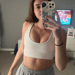 Lululemon White  Sports Bra Photo 0