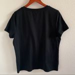 Tommy Hilfiger Black Tee T-Shirt with Geometric Graphic Preppy Classic Large Photo 3