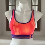 Under Armour UA Racerback Sports Bra, Peach Orange Size S Photo 0
