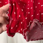 Hue EUC ‎ women’s red pink heart spotted drawstring pajama pj shorts summer XL Photo 2