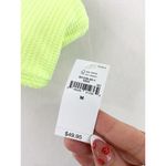 Gap NWT  Highlighter Yellow Ribbed Swim Bikini Top Medium Photo 5