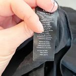 Lulus Dreamy Admiration Long Ruffled Slit Maxi Dress Gown Black Small Photo 3