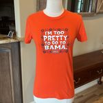 Auburn Orange Babydoll T Shirt Size M Photo 4
