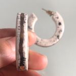 Trendy Circle Hoop Earrings Gold Photo 1