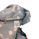 Hutch  Leopard‎ Print Jumpsuit Wide Leg Ruffle Navy Blue Size Medium Photo 9