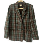 Anthropologie  jacket blazer by Maeve plaid sz 10 Photo 0