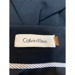 Calvin Klein  Women's Black Zipper Fitted Knee-Length Straight Pencil Skirt Sz 4 Photo 3