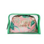 Victoria's Secret  2-Piece Makeup Bag Clear Bag & Pouch Photo 1