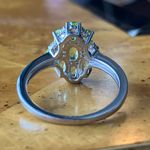 Natural Peridot Sterling Silver Ring Size 10 Green Photo 4