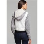 Free People  Women's Jacket Hoodie Denim Size XS Knit Distressed Photo 1