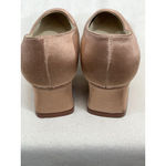 Womans Colorfull Creations Satin Rose Gold Dyed Slip On Pumps Size 5.5 B Photo 4