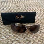 Maui Jim Sandbar MJ 511 16 Gold Semi Rimless Frame + HCL Bronze Polarized Lenses Photo 1