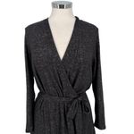 Bobeau Studio B By  Wrap Dress Cloud Jersey Black Size XL NWT Photo 1