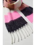 Urban Outfitters  Holly Brushed Oversized Scarf in Pink/Rose Photo 2