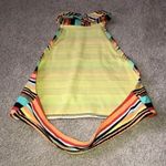Aerie  Bikini Top Medium Striped Multi colored Photo 6