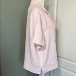 Quince Women’s Linen Short Sleeve Button Front Shirt Blouse Pink XL Photo 5