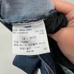 Levi's shaping mid rise bootcut denim blue jeans zip button pockets plus size 16 Photo 8