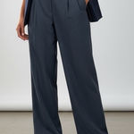 ZARA  XS Trousers Pleated Wide Leg Cropped Pants Career Casual Photo 0