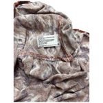 Knox Rose Midi Floral Tiered Boho Scoop Neck Short Puff Sleeves Tie Rust XXL Photo 9