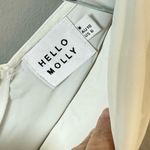 Hello Molly Women's Not Fair On Me White Mini Dress Size 6 Photo 3