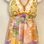 Lulumari Like new boho style  halter top. Sz S Photo 0
