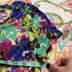 Cable & Gauge  women small blouse multicolor short sleeve side slits lightweight Photo 3