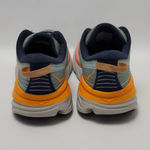 Hoka Women's One Bondi 7 Running Sneakers Athletic Shoes Blue Orange Size 8.5 Photo 4