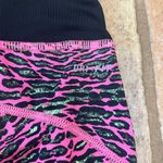 Nike Racer Leopard Legging Pink Black Capri Pant Compression M Photo 6