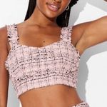 Wild Fable Woman’s  Blush Tweed Crop Tank Top Size XL Photo 0