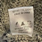 easel  zebra khaki/black eyelash sweater size S Photo 6