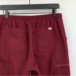 FIGS Yola Skinny Scrub Pants Burgundy S Tall Photo 6