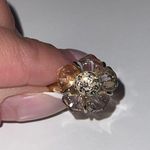 Swavorski Swarovski Floral Motif Ring in Pink Crystal Photo 11