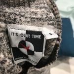 it's our time Vintage Mock Neck Cropped Marled T-shirt 90s Knit Ribbed Photo 3