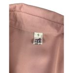 Women's Rose Pink Long Sleeve Shear Blouse Photo 2