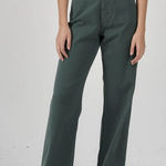 Thrills - Carpenter Full Length Pant Mallard Green Straight Leg Utility 90s Photo 0