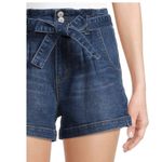 No Boundaries New Women’s  Stretchy Blue Jean Shorts with Belt Size XL Photo 1