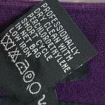 Etcetera  Beaded Neckline Sleeveless Wool Sheath Pockets Black Purple Size 2 Photo 8