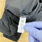 Athleta Womens Chaturanga Crop Yoga Pants Size M Black Nylon Stretch Photo 7