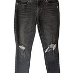Levi's Black Distressed 711 Skinny Jean Size 28 Photo 0